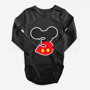 Body para Bebé Numero Mickey