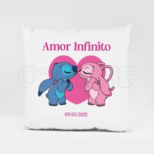 Almofada Amor Infinito Stitch