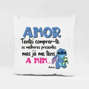 Almofada Tentei Comprar Stitch