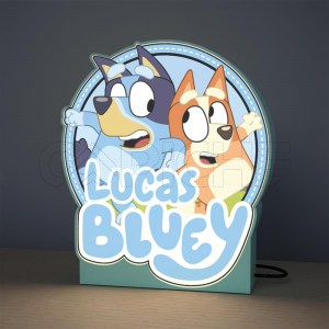 Candeeiros 3D Bluey Nome