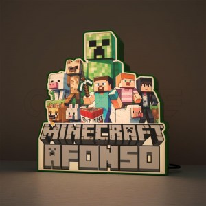 Candeeiros 3D Minecraft Nome