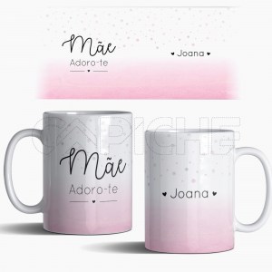 Caneca Pink Adoro-te 