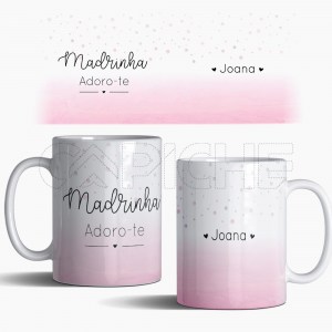 Caneca Pink Adoro-te 