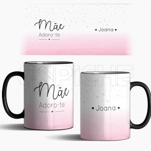 Caneca Mágica Pink Adoro-te 