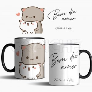 Caneca Mágica Love Kittens Personalizável