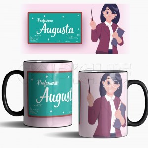 Caneca Mágica Professora Personalizável