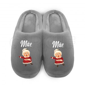 Chinelo Personalizado Pelucia Natalina