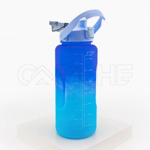 Garrafa água motivadora  2000ml Blue