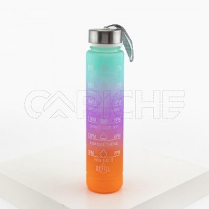 Garrafa água motivadora 300ml color