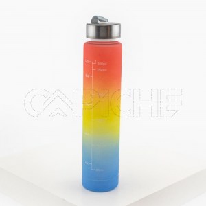 Garrafa água motivadora 300ml color
