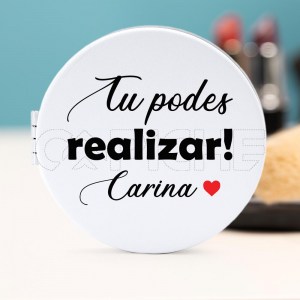 Espelho de Bolso Maquiagem Tu podes