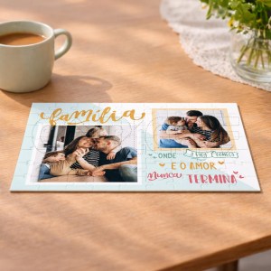 Puzzle Família com Fotos