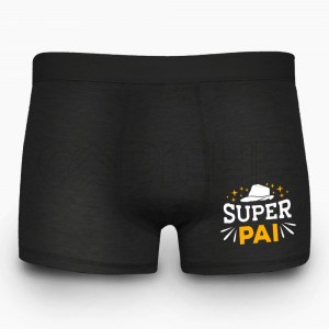 Boxer Homem Super chapeu