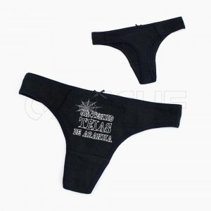 Cueca Tanga Mulher Teias Aranha