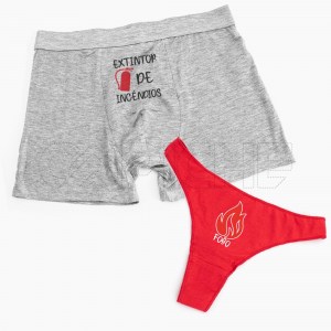 Cueca Tanga Mulher Fogo