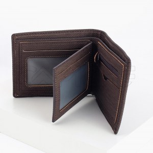 Carteira Zipper Castanho Chocolate