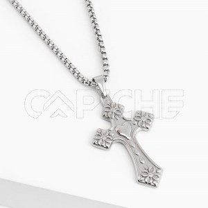 Colar masculino Cruz Heart