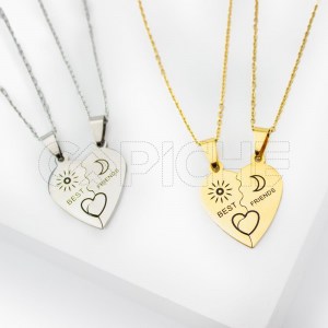Conjunto colar best friend