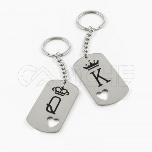 Conjunto de Porta chaves Dama e Rei