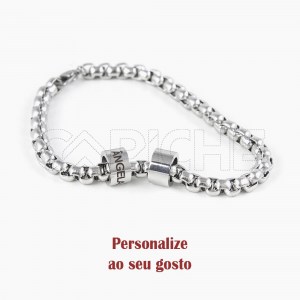 Pulseira em aço Nomes