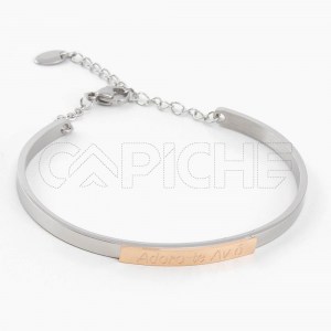 Pulseira em aço Adoro-te Avó