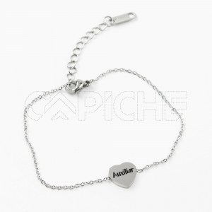 Pulseira em aço Auxiliar