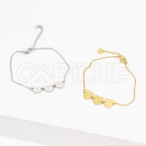 Pulseira em aço Coração avó
