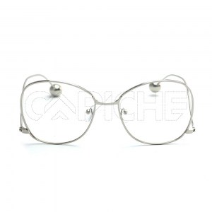 Óculos Estéticos Clear Ball Silver