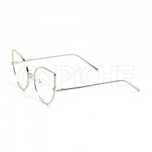 Óculos Estéticos Clear Diamond prata