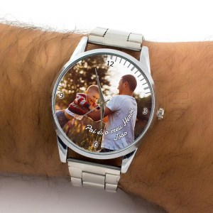Relógio com Foto Personalizado Masculino