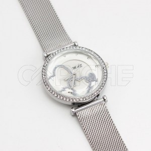 Relógio Love mãe prata