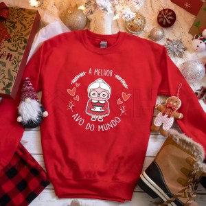 Sweater sem Capuz Melhor  do Mundo