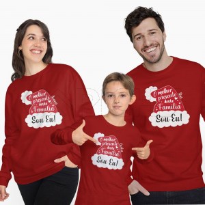 Sweater sem Capuz Melhor Presente Sou Eu