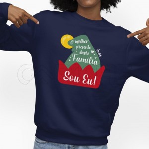 Sweater sem Capuz Melhor Presente Sou Eu