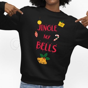 Sweater sem Capuz Jingle My Bells