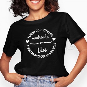 T-Shirt Madrinha e Tia