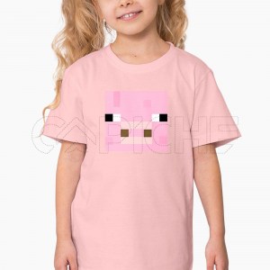 T-Shirt Minecraft Pig