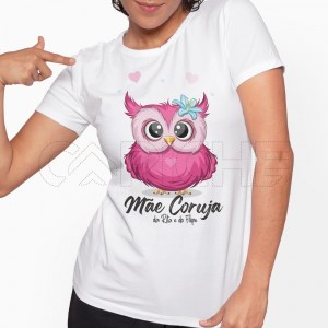 T-Shirt Mãe Coruja