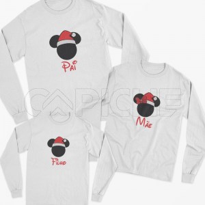 Tshirt Unisex Manga Comprida Minie MickyPersonalizável