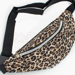 Mala de cintura Leopard Brown