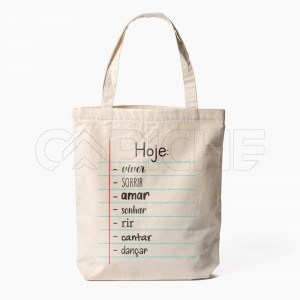 Saco Tote Bag Lista