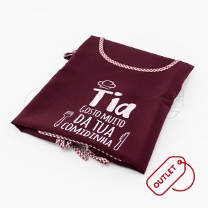 Avental Bata Gosto Muito da Tua Comidinha