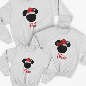 Sweater sem Capuz Minie Micky Personalizável