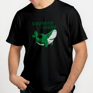 Tshirt Homem Daddy Shark
