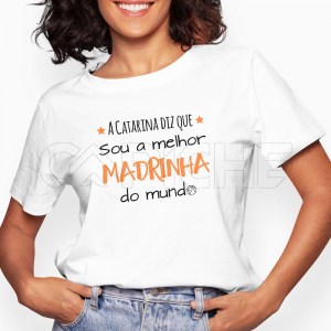 Tshirt Senhora Melhor  do Mundo