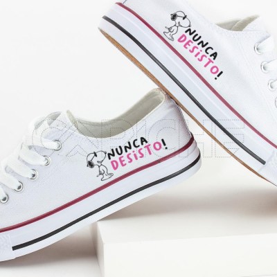 Sapatilha Personalizada Nunca Desisto