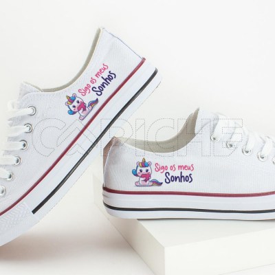 Sapatilha Personalizada Sonhos