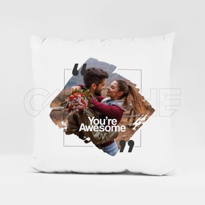 Almofada Quote com Foto Personalizada