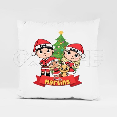 Almofada Família Natal