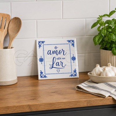 Azulejo Amor está no Lar